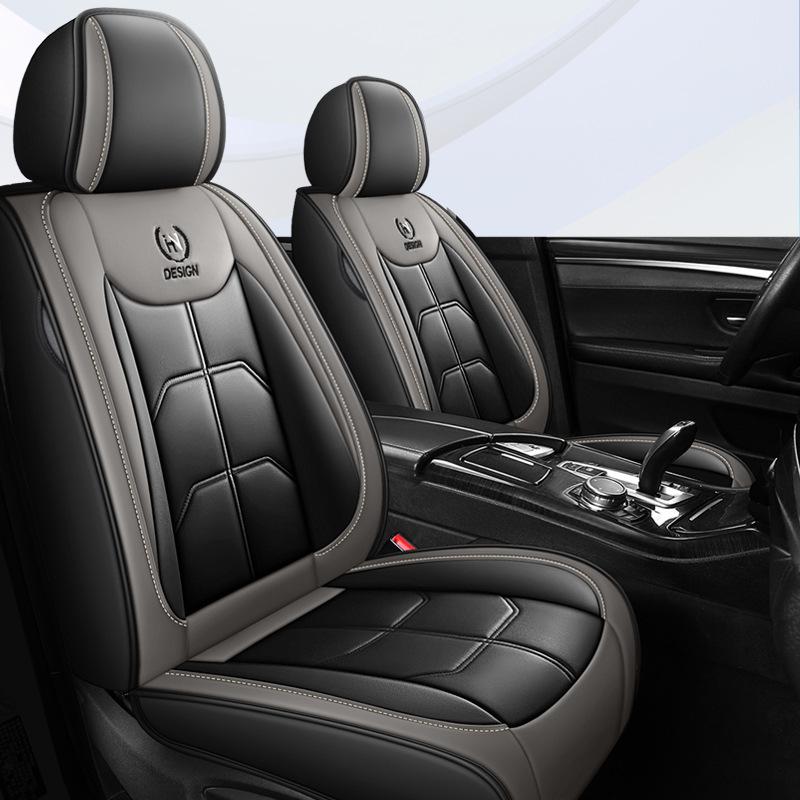 1pc Premium PU Leather Car Seat Covers for Front Driver & Passenger - Soft Foam Padding Universal Auto Seat Protection Cover