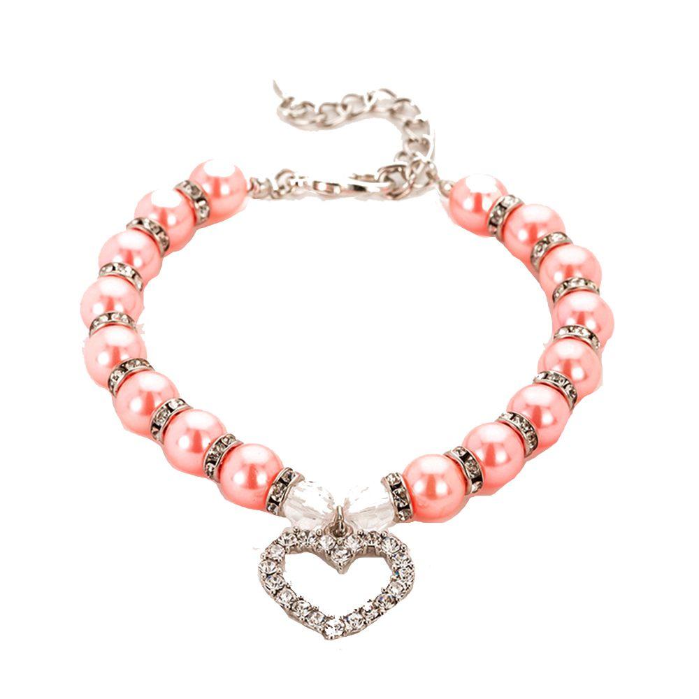 Elegant Pearl Necklace Cat and Dog Jewelry Pet Accessories Pendants Necklaces Collar Pet Collar