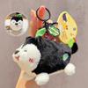 Creative Combined Mango Dog Cartoon Plush Pendant Keychain Doll With Bell A