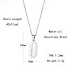 Fashion Silver Color Stainless Steel Razor Blades Pendant Necklaces Men Jewelry Steel Male Shaver Shape Heartbeat Necklace