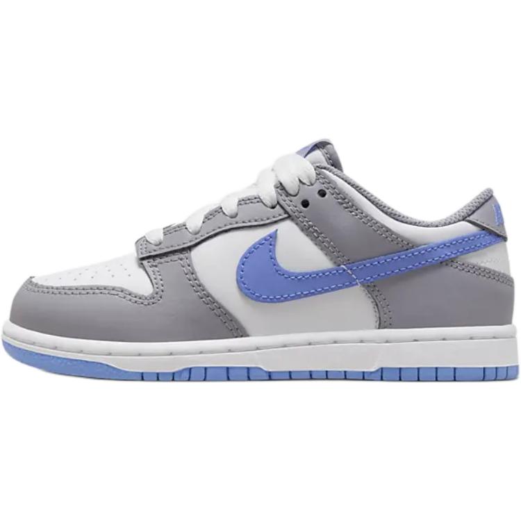 Nike Dunk Low PS Cement Royal Pulse Kids Sneakers Grey White Cement-Grey FB9108-121