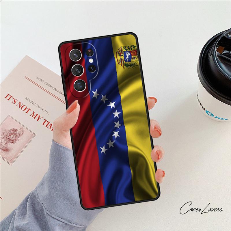 Flag of Venezuela phone case For Samsung Galaxy S24 S25 S23 S22 Ultra Note 10 20 Plus S20 S21 FE Cover