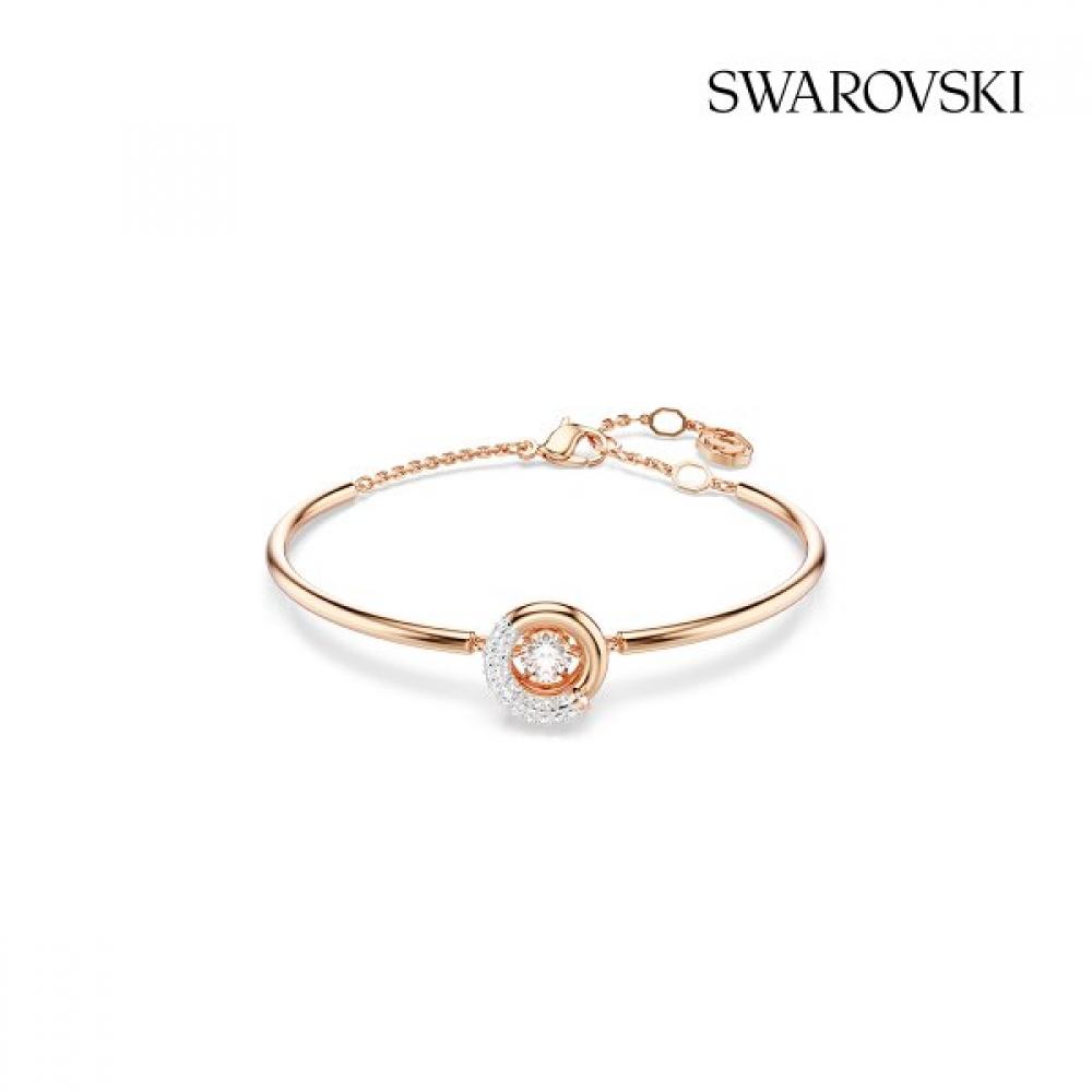 Swarovski [authentic] Rose Gold Bangle Bracelet M 5692259