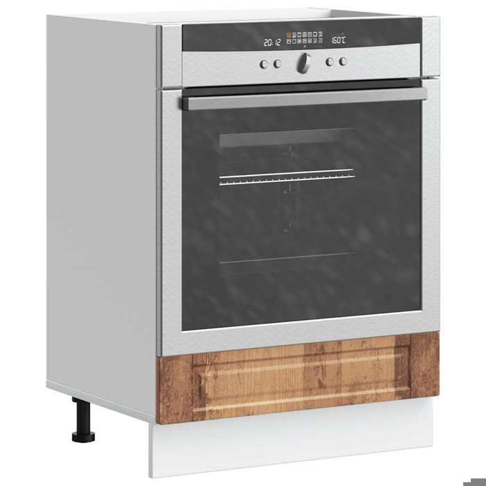 VidaXL Armoire à four Porto vieux bois bois d'ingénierie 854005