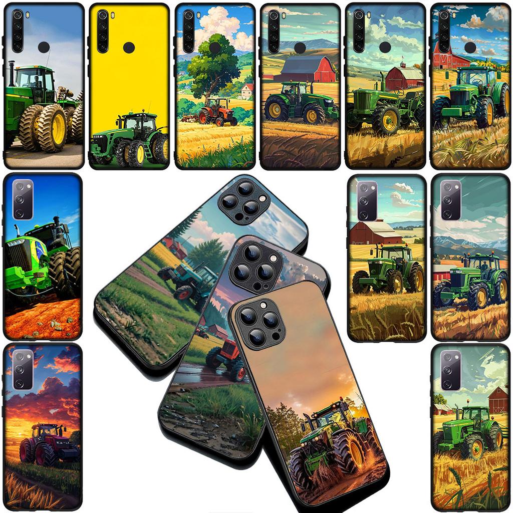 Farm Vehicle Tractor Silicone Cover for Apple iPhone 17 Pro XS Max Air XR 6 Plus X 5 + SE 2022 SE2 6+ Coque Phone Case