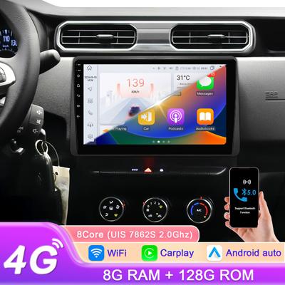 Snapdragon Android Auto Multimedia Player für Renault Duster HM 2 II 2020-2021 Arkana 1 I 2019-2021 Auto Carplay Stereo Intelligenter Bildschirm GPS