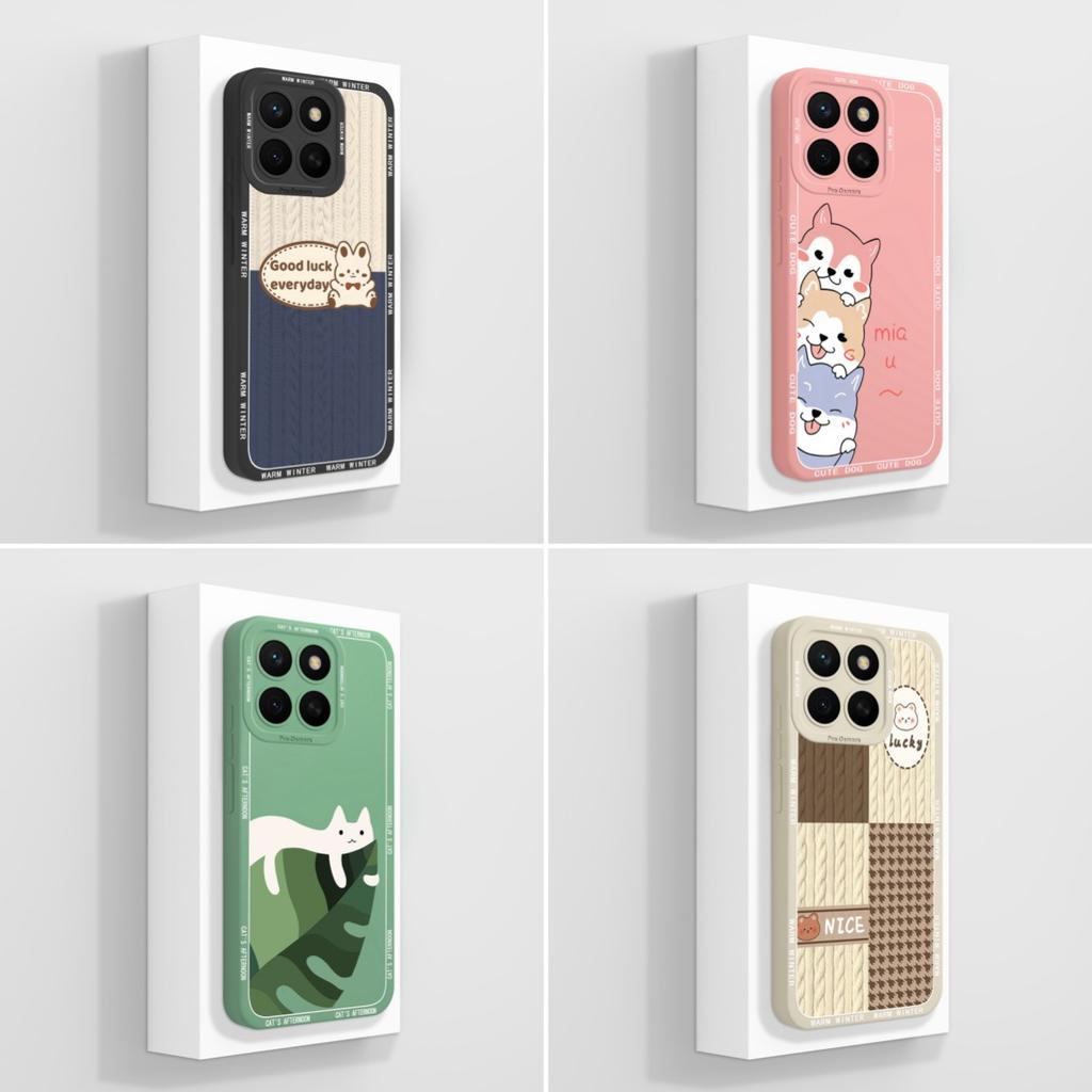 For Huawei Honor X8c 7S 10i 20 20e 30 30S 50 50SE 60SE 70 Lite Pro Plus Phone Case Cute Kitten Soft Silicone Camera Protection Covers For Huawei Shell