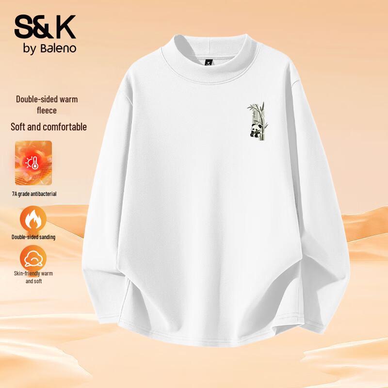 Baleno Men s S&K Thermal Half-High Collar Long-Sleeve T-Shirt M
