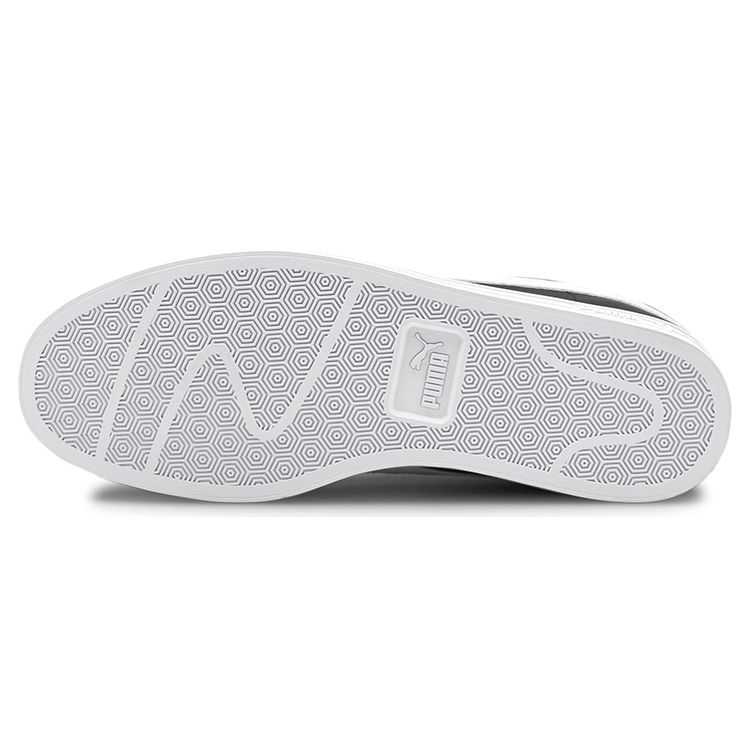 Puma Smash Vulc V3 Retro Versatile Low-Top Skate Shoes Unisex Sneakers Black White 380752-05