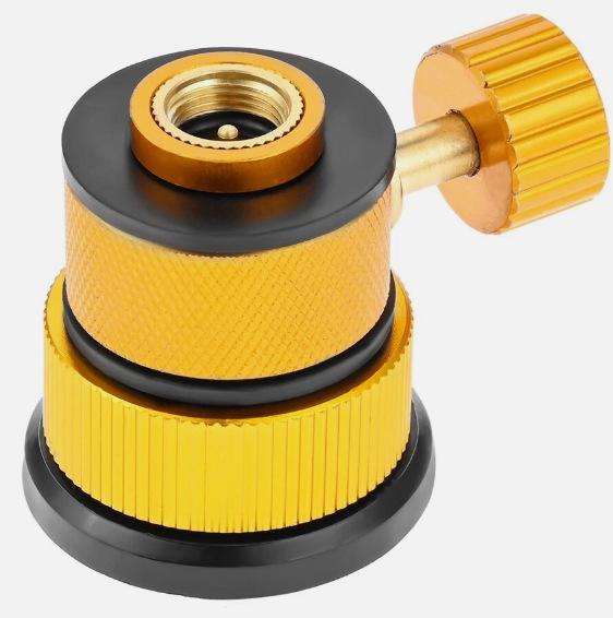 Camping Gas Canister Inflation Adapter - Outdoor Stove Compatible
