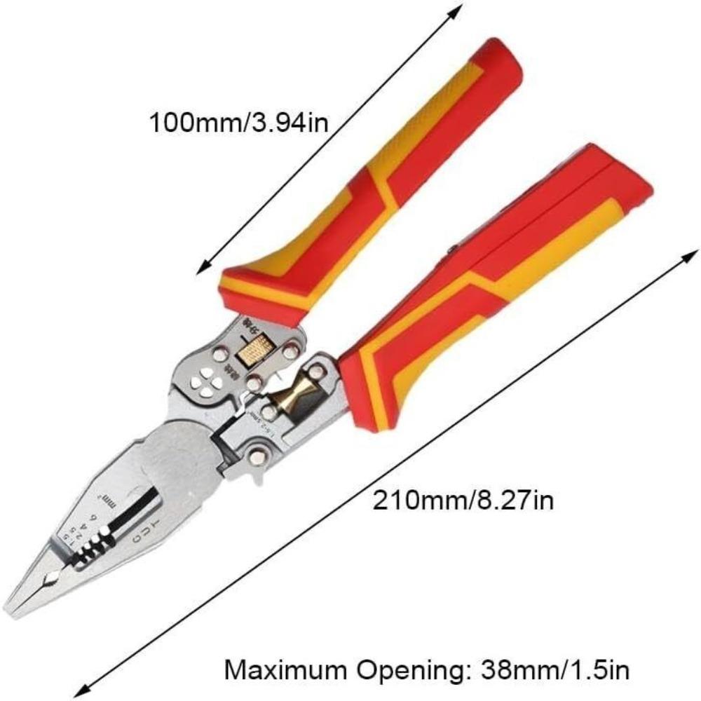 Alloy Steel Multifunctional Wire Stripper Multifunctional Wire Stripping Pliers  Hand Tools