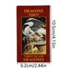 Dragons Tarot A 78 Pcs Vintage Tarot Cards Makes Good Use of Dragons In Their Various Guises,Party Games For Family and Friends