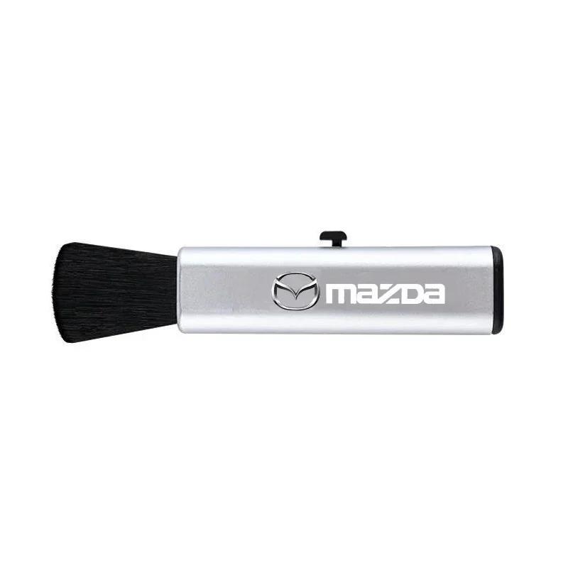

2025 Hot Car Dashboard Detail Soft Brush Dust Cleaning Brush for Mazda 3 RX8 RX7 MX3 Axela 6 Atenza MX5 Speed6 Speed CX9 CX5 CX7 серебряный