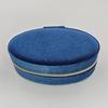 Mini Jewelry Box, Portable Velvet Zipper Jewelry Box, Compact Jewelry Storage Case for Travel, Engagement, Wedding