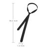 Fashion Elegant Black Neck Tie Classic Skinny Narrow Necktie New Satin Super Slim Tie