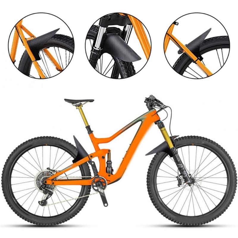 Folding Bicycles Mudguards, Thickening Widening Bicycles Front Rear Mud Guard Adjustable Mountain Bikes Mudguard