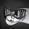 YK futuristic fashion big frame sunglasses personalized punk sports goggles festival party Epoxy sunglasses YK
