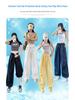 Women's Summer High Waist Yellow Drape Skirt Pants - Korean Style Loose Slimming Wide-Leg Casual Lantern Design.