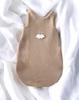 Insulated muslin sleeping bag for babies (toffee angel)