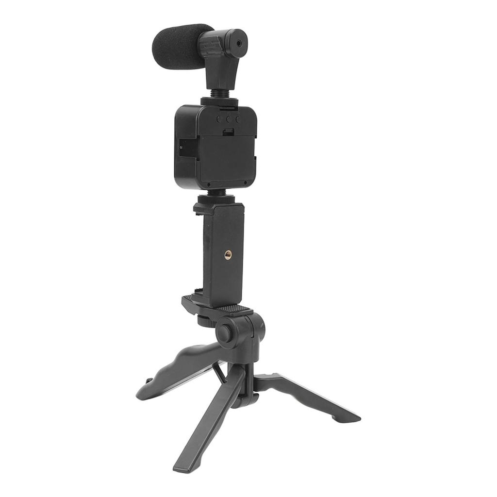 Zestaw Akcesoriów do Lampy LED do Wideo Na Kamerę Zawiera Lampę LED do Wypełniania Światłem Klips do Telefonu Statyw