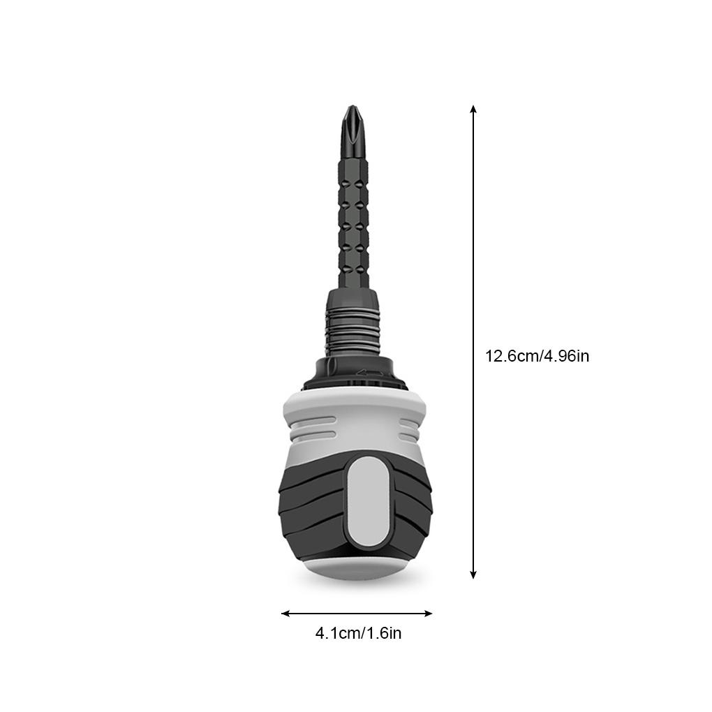 Ratchet Screwdriver Telescopic Adjustable Drill Screw Driver Ratcheting Tool for Bike Desktop Accessory