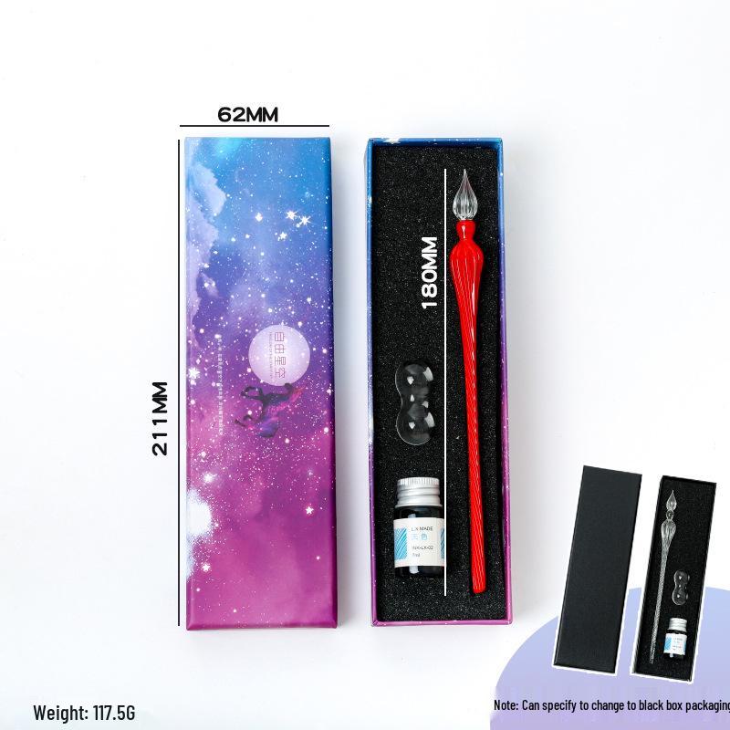 

Набір кришталевих ручок з градієнтом «Зоряне небо» - Подарунок для студентів та бізнесу