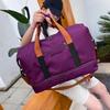 Duffle Bag Independent Shoe Holder Large Capacity Reusable Strong Load Bearing Multi-pocket Storage Splash-proof Dry Wet Outdoor Fitness Bag Travel