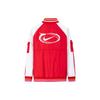 Nike Cny Series Minimalist Single-Breasted Logo Long Sleeve Cotton Jacket Kids Jackets Academy-Red NY2412126GS-001