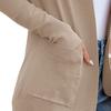 Palton Damă Culoare Solidă Simplu Tricotat Cusături Excelente Cardigan Pulover de Toamnă pentru Purtare Zilnică