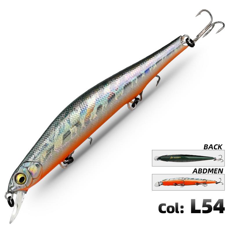 MEREDITH ORBIT-110SP Magnetic Minnow 110mm 16.5g Suspending Treble Hooks Pike Bass ORBIT-110SP