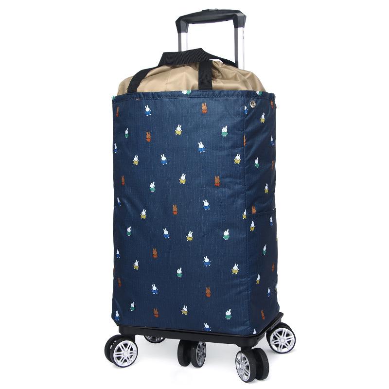 Lightweight Folding Insulated Shopping Cart for Groceries and Home