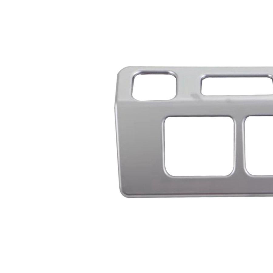 Silver Headlight Switch Cover Trim Decor Frame ABS For Subaru WRX STi 2015-2020