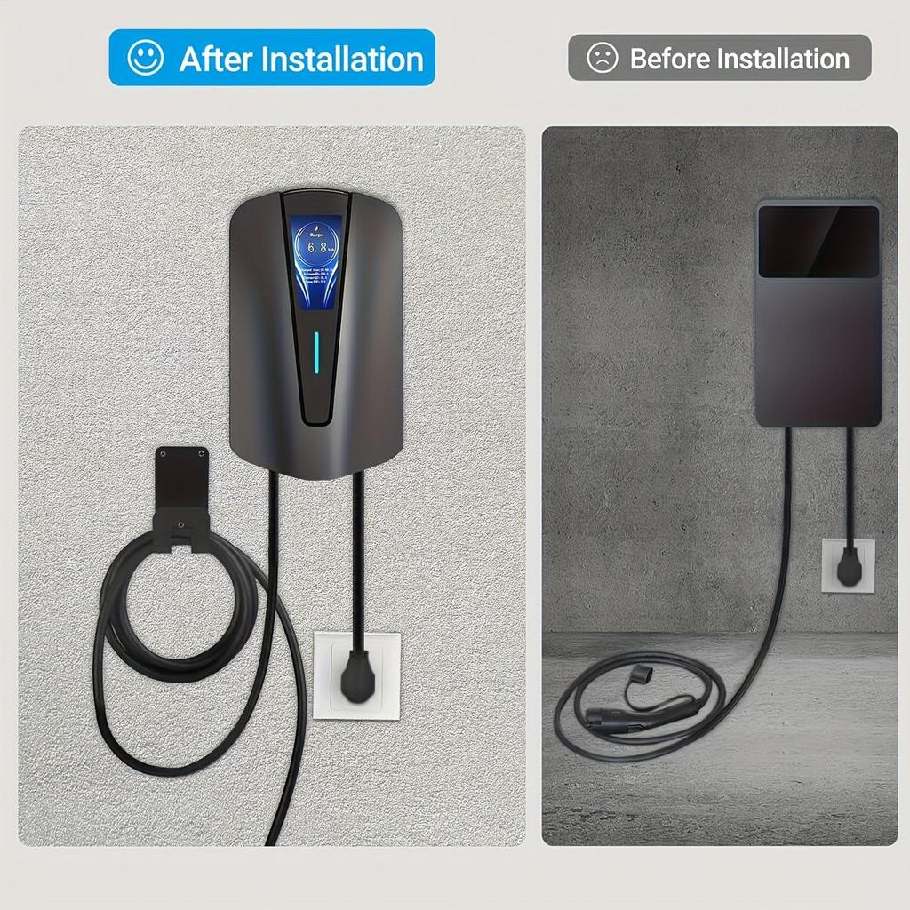 Electric Vehicle Charger Organizer Secure Non Slip Rack EV Charger Organizer for Women Driver Home Public Indoor Outdoor Vehicle