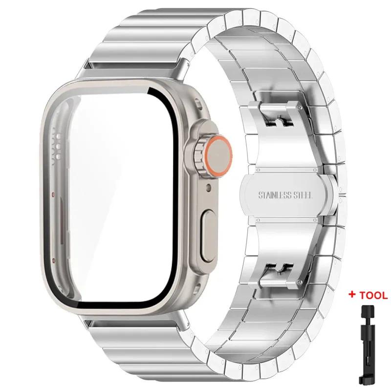Case+Stainless Steel Band For Huawei Watch Fit4/Fit 4Pro Protective To Ultra Case Metal Strap For Huawei Watch Fit 3 only case