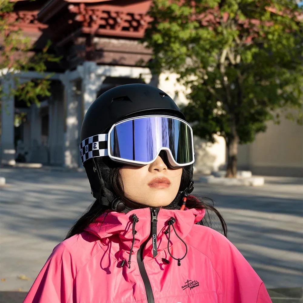 KAROS Ski Goggles Double Layers Anti-fog Big Skiing Mask Snowboard Eyewear Outdoor Men Women UV400 Winter Glasses Snow Goggles