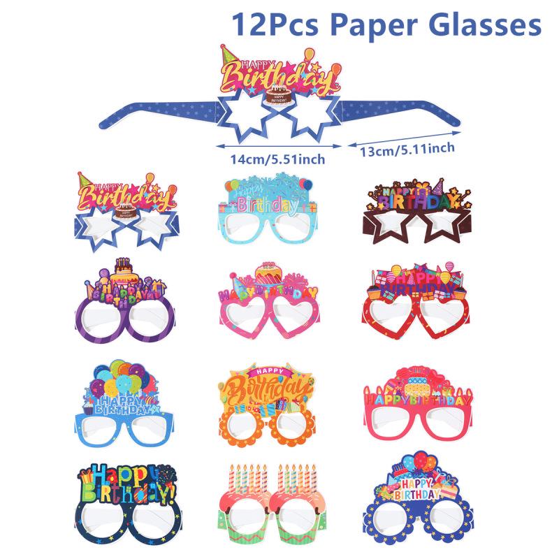 Birthday Party Funny Costume Glasses - Photo Prop & Party Decoration