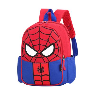 Spider Kids Vorschulrucksack Rot Kleinkind Schulrucksack Leichter Cartoon-Rucksack für Jungen Mädchen, 12 Zoll