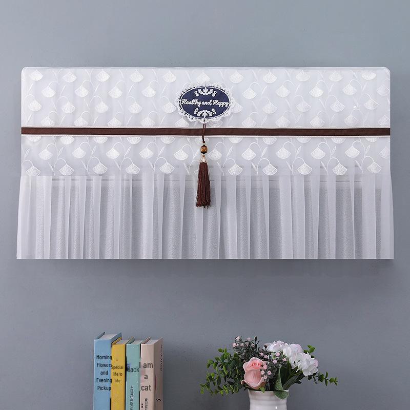 Chinese Style 2-HP Hanging Air Conditioner Dust Cover, Embroidered, Simple & Modern, Use Without Removing Windshield