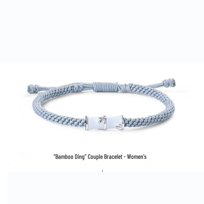 Bambu Gümüş Çift Bileklikleri - Erkek ve Kadınlar İçin El Yapımı Niş Tasarım, Mükemmel Yılbaşı Hediyesi.