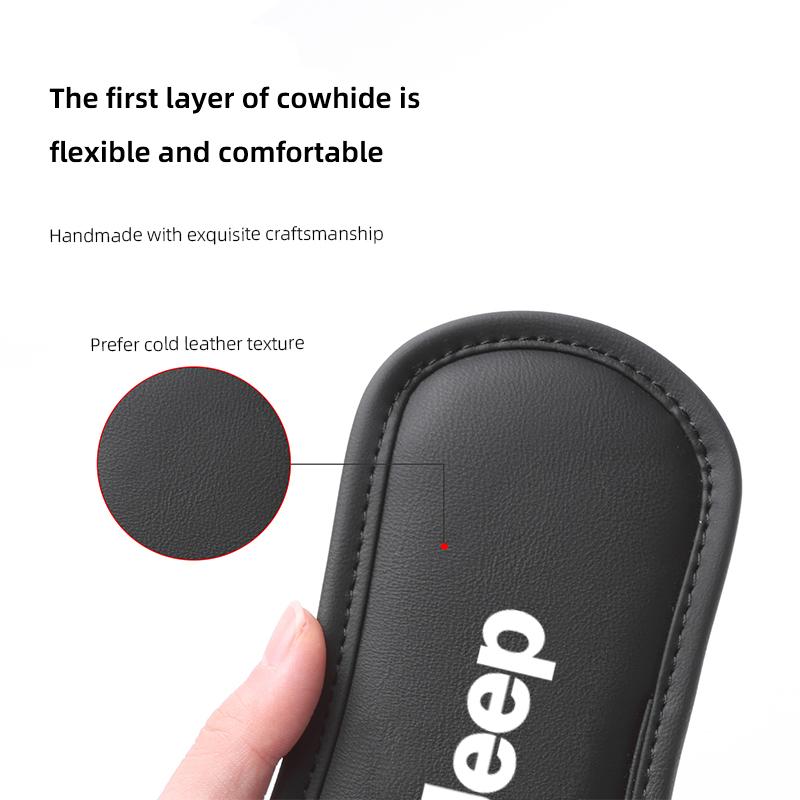 Car Pillow Car Knee Pad Elastic Memory Foam Leg Pad For Jeep Renegade Compass Grand Cherokee Patriot Liberty Gladiator Wrangler ANO1