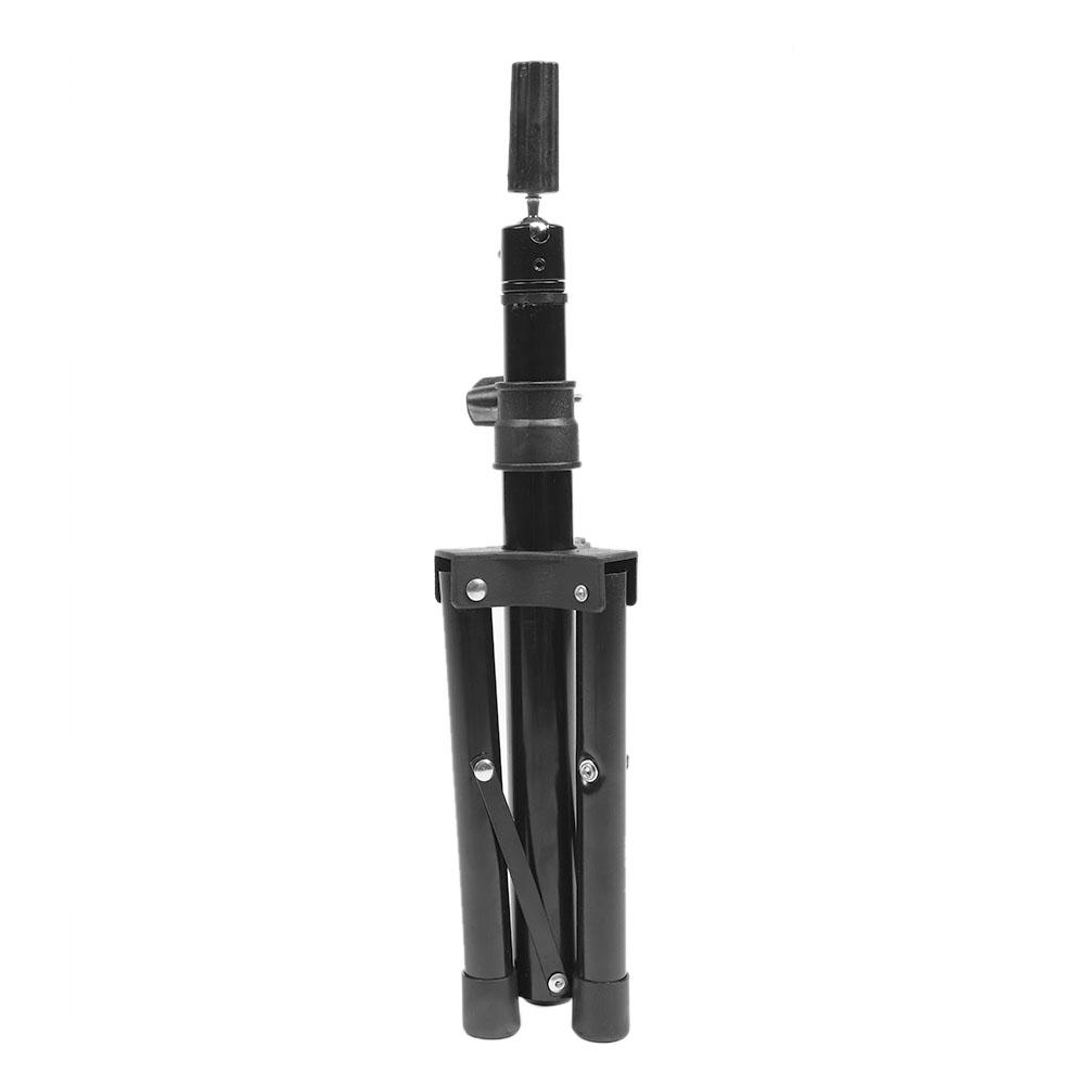 Stainless Steel Hairdressing Training Wig Head Mold Holder Stand Bracket TripodA02