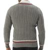 Men's   Big Size  Knitting  Long Sleeves  Twisted Flower  Pullover  Sweater