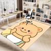 1PC Bear Cartoon Extra Large Non-Slip Floor Carpet, Office, Family, Bedroom, Studio - Large Area Rug Indoor Rugs, Vibrant Colors-A252