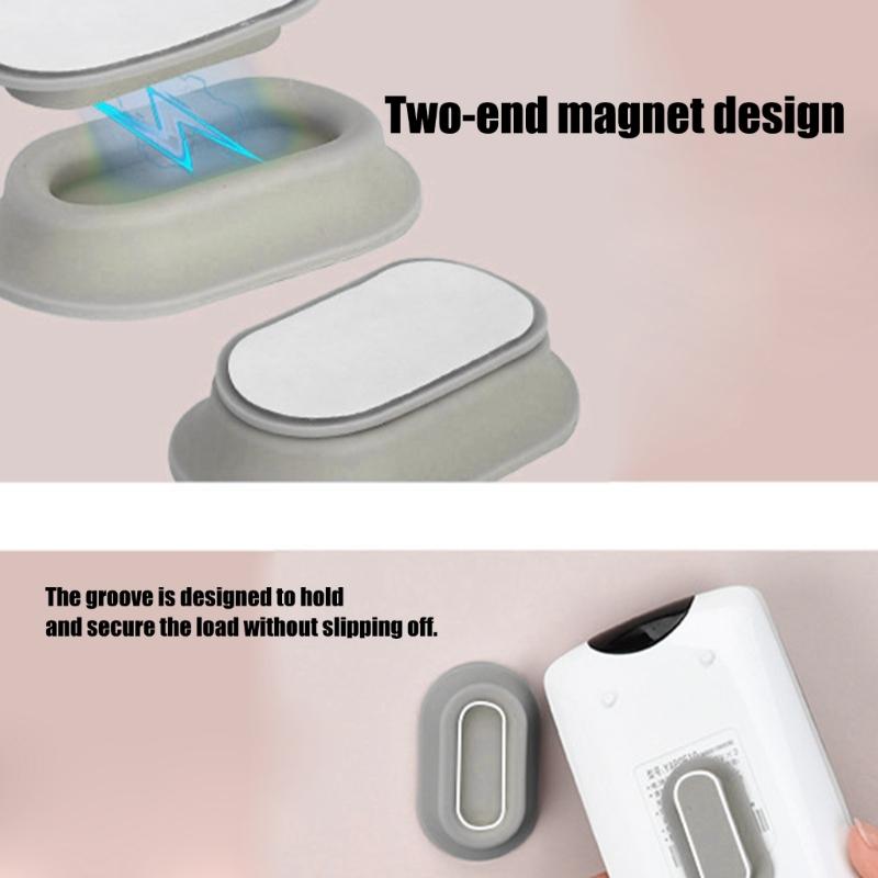 Pack of 4 Space Saving Silicone Remote Holder With Powerful Magnets Wall Mounting Storage Rack For Home Electronics