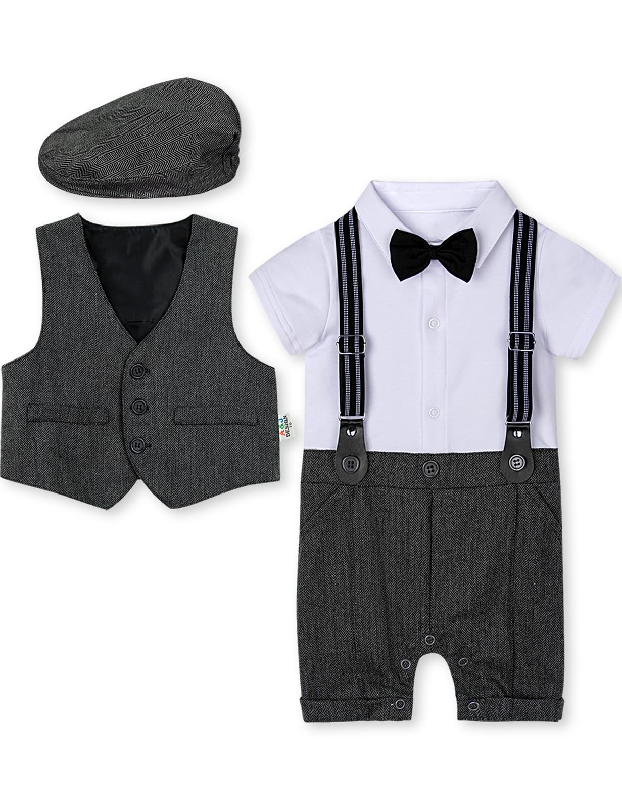 

Формальный детский костюм в стиле вестерн для малышей, детский сад, выпускной, день рождения, серый [TickElf] Детская одежда для мальчиков, одежда, комплект, установка, свадьба, темно-серого