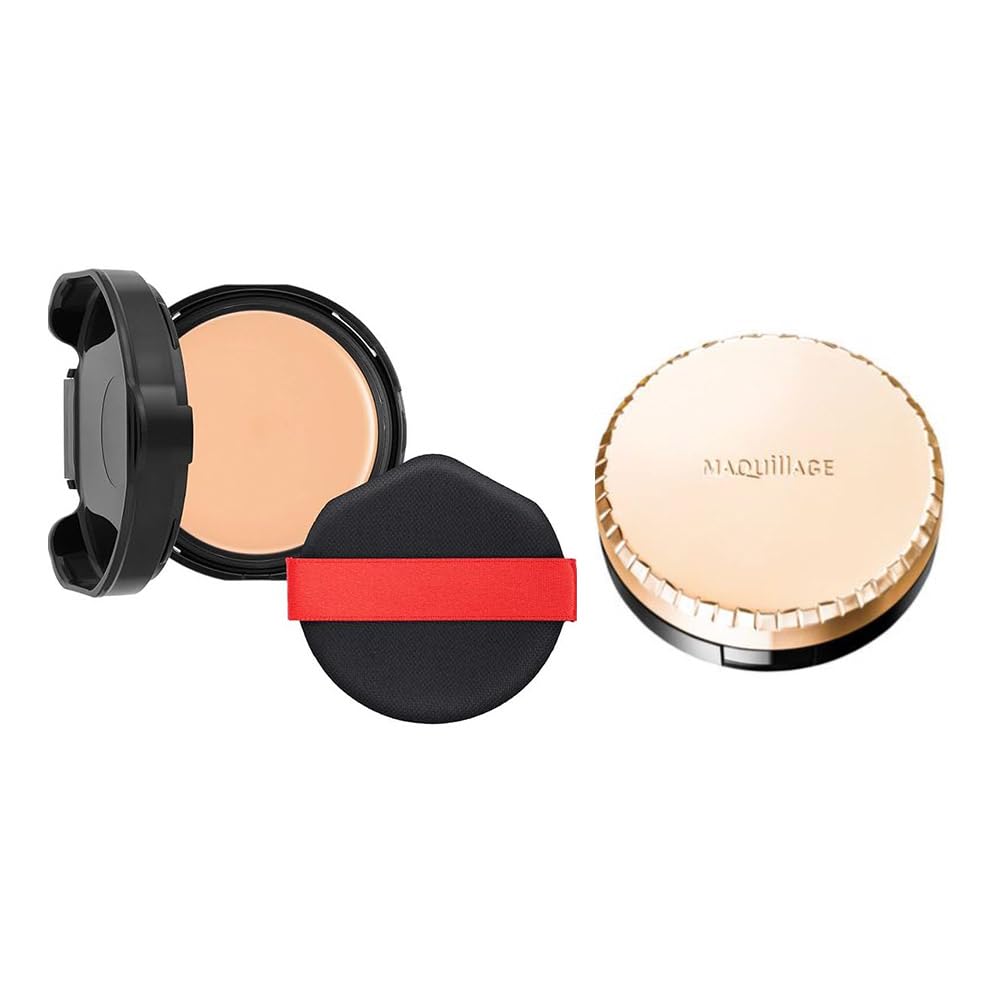 

MAQuillAGE Dramatic Cushion Jelly Compact Medium brightness to dark 14g x Case Set Maquillage Case Dramatic Jelly [Set purchase] (old item) (03 color)