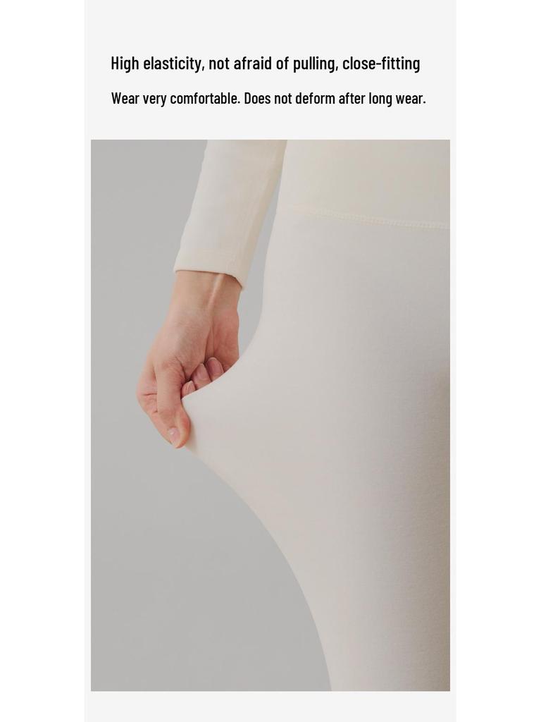 Women's Acrylic Thermal Fleece-Lined Underwear Set