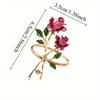 Metal Rose Napkin Rings, Elegant Floral Design, Perfect for Mother'S Day, Valentine'S Day, Wedding, Birthday