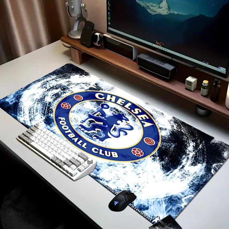 Chelsea Football Club Crest Mouse pad Office Desk Mat, Gaming Mouse Pad Mousepad, keyboard pad,Heavy-Duty Non-Slip Rubber Backing, Gift