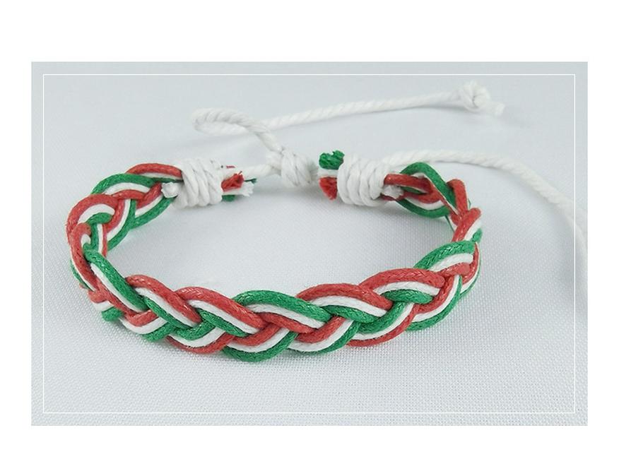 K200 Korean Style Christmas 2020 Alloy Drip Oil Cotton Hand-Woven Bracelet